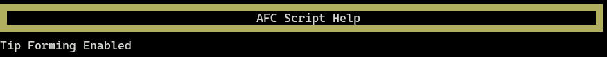 Installation Menu Help